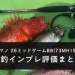 【実釣インプレ！】シマノ 26ミッドゲームBB(73MH190)を使ってみた感想