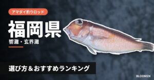 【2026年】福岡県のアマダイ釣り用ロッドの選び方＆おすすめランキング【響灘・玄界灘エリア】