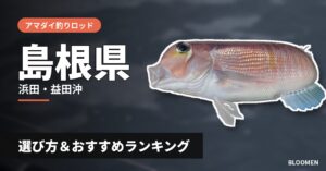 【2026年】島根県のアマダイ釣り用ロッドの選び方＆おすすめランキング【浜田・益田沖エリア】