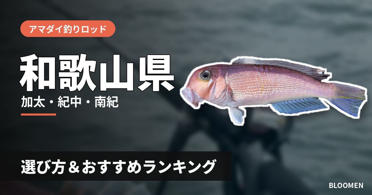【2026年】和歌山県のアマダイ釣り用ロッドの選び方＆おすすめランキング【加太・紀中・南紀エリア】