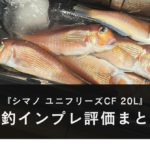 【実釣インプレ！】シマノ ユニフリーズ20L(CF)|猛暑の真夏日アマダイ釣行