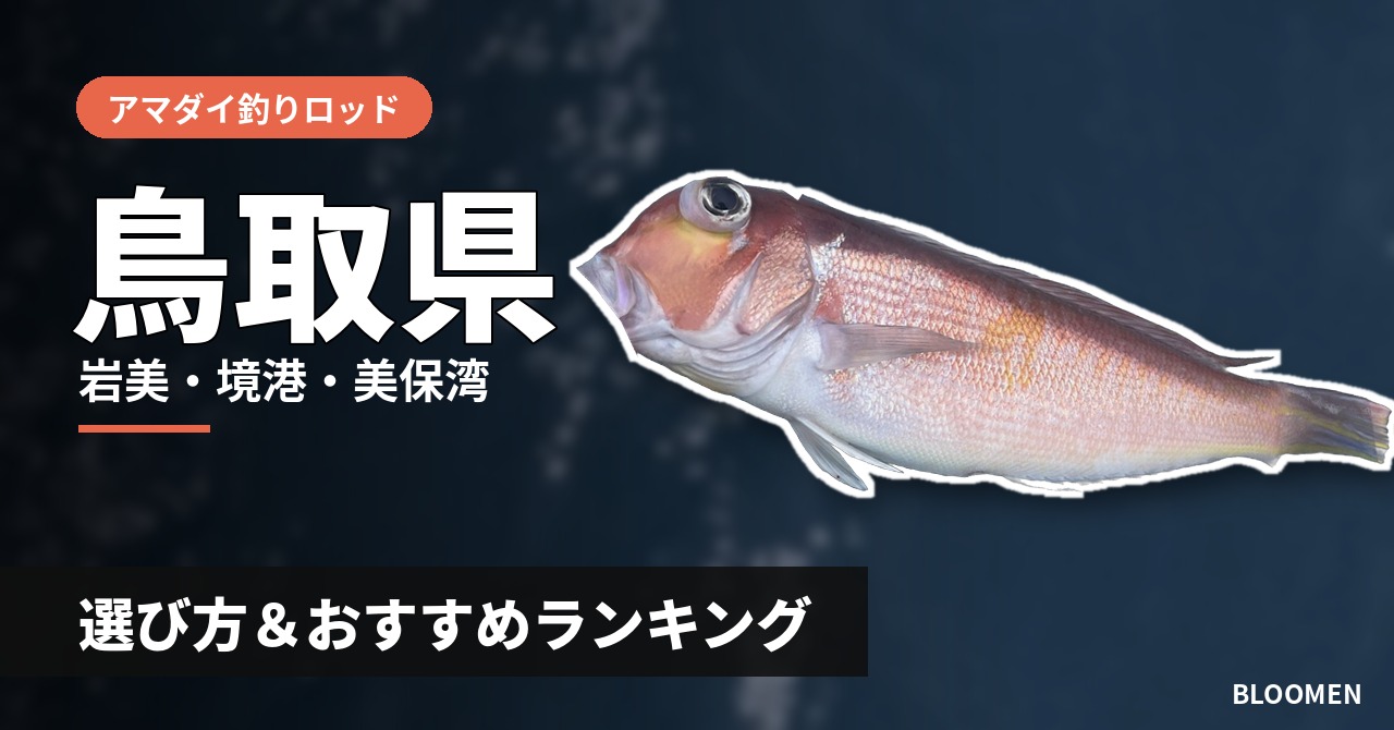 【2026年】鳥取県のアマダイ釣り用ロッドの選び方＆おすすめランキング【岩美・境港・美保湾エリア】